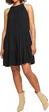 Gentle Fawn Empire Mini Dress In Black