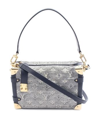 Louis Vuitton 2021-2025 Monogram Jacquard Side Trunk MM satchel - Blue