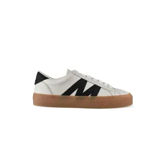 Moncler Heren, Schoenen, Wit, Maat: 42 1/2 EU Leer