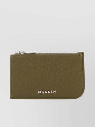 Alexander McQueen leather card holder
