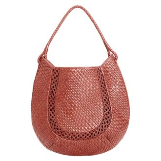 Ibeliv Lamia Schoudertas - Dames - Tassen - Bruin - Maat: ONE Size Katoen