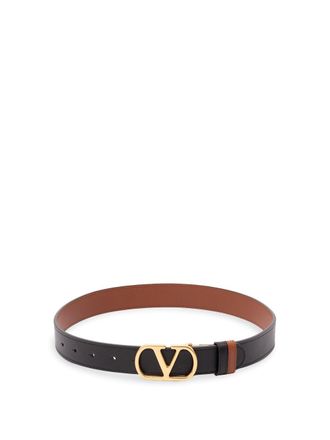 Valentino Garavani V Logo Signature Reversible Belt