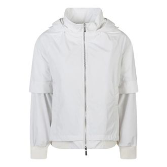 Moorer Bomber Jackets, female, White, Size: 2XS Talitha-STP Jacket