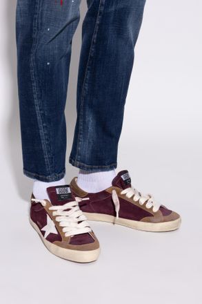 Golden Goose Super-Star Penstar Classic With Sports Shoes, Mens, Burgundy