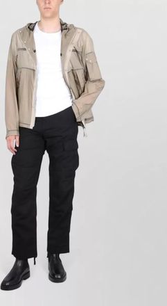 Ten c hooded anorak jacket drawstring sleeve pocket