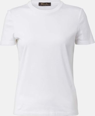 Loro Piana T-shirt cropped My-T in cotone