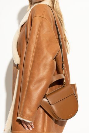 Wandler Shoulder Bag Hortensia Mini, Womens, Brown