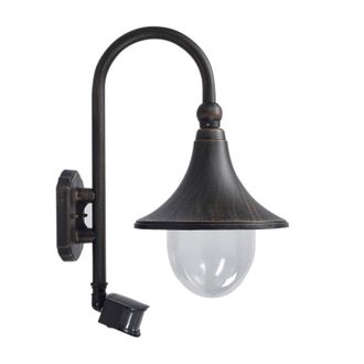Lindby Lindby - L&aacute;mpara De Pared Exterior daphne En Negro Aluminio