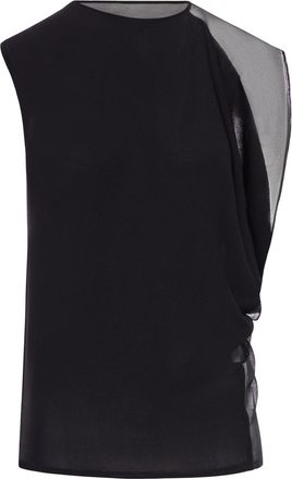 Sportmax ASYMMETRIC TOP IN STRETCH FABRIC - Sportmax - Woman