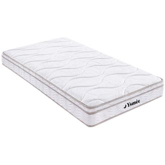 Vente-Unique Vente-unique - Materasso singolo a molle a 3 zone memory foam 90 x 200 cm - wolkentanz di ysm&eacute;e
