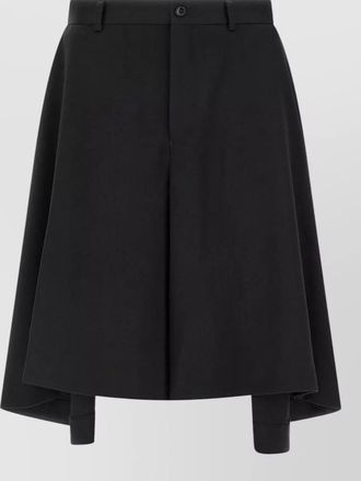 Comme Des Gar&ccedil;ons loose leg bermuda shorts belt loops pleats