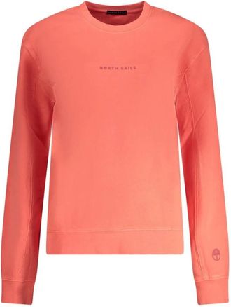 North Sails Roze Katoenen Trui Chic Comfort - Dames - Sweatshirts - Oranje - S - Katoen - Hoodies & sweatvesten