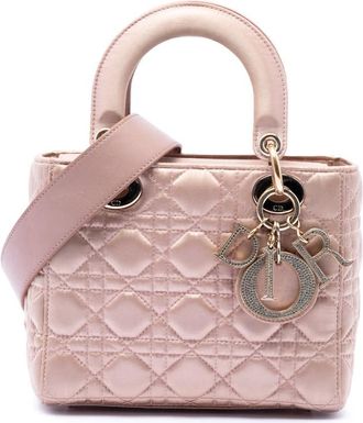 Dior Pre-owned Dior Small Satin Cannage Swarovski Lady Dior Ladies 5AZ4BOE9LXWUL99F
