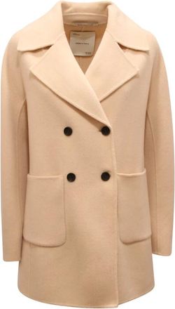 Emma & Gaia Dames, Mantels, Beige, Maat: XS