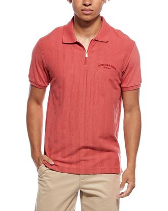 Scotch & Soda Popcorn Pique Polo Shirt