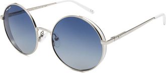 Polar PL Beverly Polarized 10 Mens Sunglasses Silver Size 54