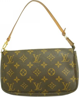 Louis Vuitton Brown Pouch (Pre-Owned)