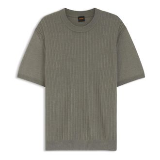 HUGO BOSS Tops, Heren, Beige, XL, T-shirt