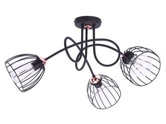 OEM L&aacute;mpara De Techo Colgante Loft Metal E27 Led