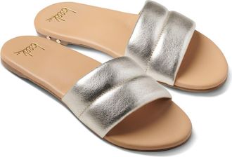 beek Sugarbird Slide Sandal in Platinum/beach at Nordstrom Rack, Size 5