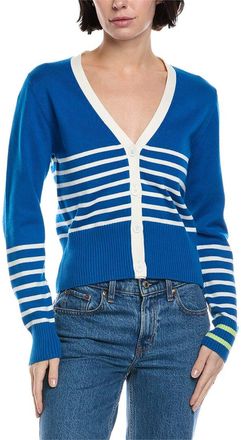 Brodie Irregular Stripe Cashmere-Blend Cardigan