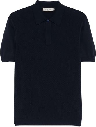 Canali Polo in maglia - Blu