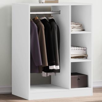 vidaXL Armario De Madera De Ingenier&iacute;a Blanco 77x48x102 Cm Vidaxl