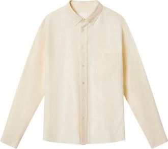 Isabel Marant Jasolo pocket embroidered shirt - men - Cotton - S - Neutrals