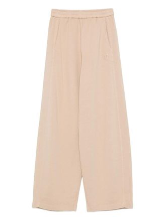 Forte_Forte Forte_Forte Diagonal Cotton Fleece Twisted Pants Clothing