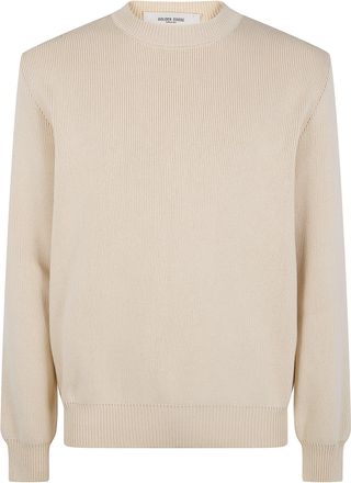Golden Goose Golden Ms Knit Regular Crew Neck Organic Cotton With L