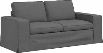 vidaXL Sof&aacute; Gris Oscuro 182 X 80 X 82 Cm Tela Vidaxl