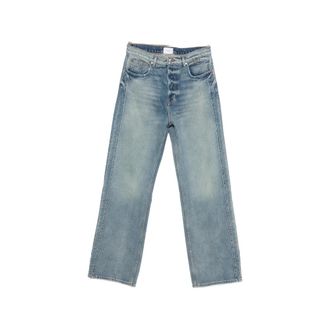 Rhude Washed-effect Straight Jeans