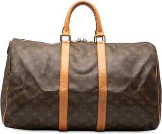 Louis Vuitton 1991 Monogram Keepall 45 travel bag - Bruin