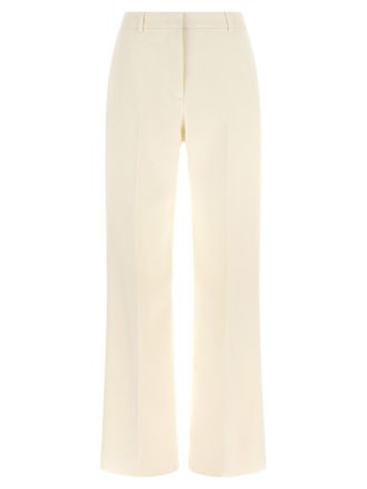 Fendi White Virgin Wool Dress Womens Pants