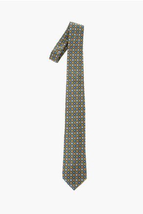 Corneliani Patterned Silk Tie size Unica