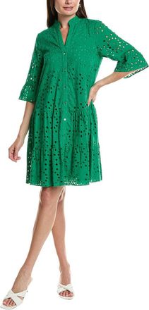 Anne Klein Eyelet Shirt Dress
