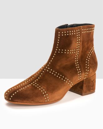 Kanna Womens Carina Boot in Brown Suede - Size UK 4