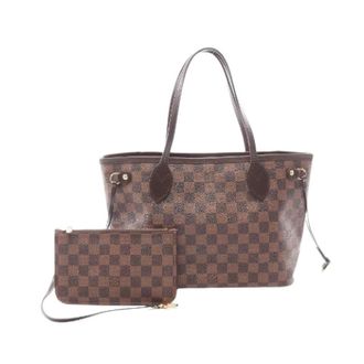 Louis Vuitton Pre-owned Neverfull PM Damier Ebene Tote Bag - Pre-owned - Mujer - Marr&oacute;n - ONE SIZE