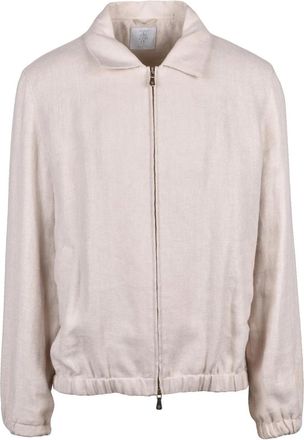 Eleventy Beige Linen Jacket