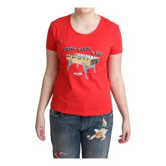 Moschino Donna, Top, Rosso, L, new