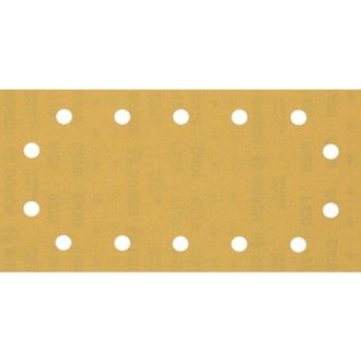 Bosch Lijas Expert C470 Con 14 Orificios Para Lijadoras Orbitales De 115 X 230 Mm Del Grano 40 Tama&ntilde;o Del Grano 320 Unidad De Embalaje 50 Unidades