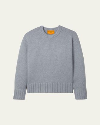 Guest In Residence Cozy Cashmere Crewneck Sweater