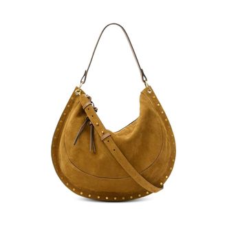 Isabel Marant Oskan Soft L Suede Tas - Dames - Tassen - Bruin - Maat: ONE Size Su&egrave;de