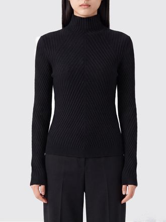 Victoria Beckham Dolcevita slim fit in lana merino a coste