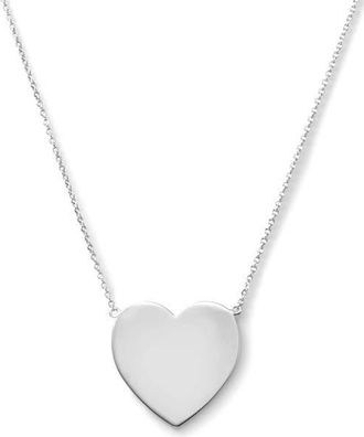Melinda Maria You Have My Heart Necklace in Silver at Nordstrom