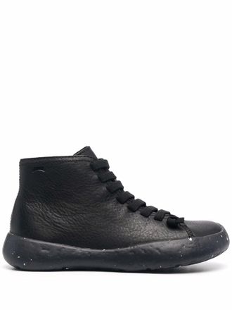 Camper lace-up leather sneakers - Black