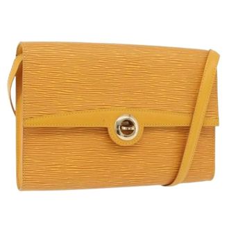 Louis Vuitton Pre-owned Cross Body Bags, female, Yellow, Size: ONE SIZE Pre-owned Cross Body Bag