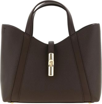 Furla Goccia S Tote - Dames - Shoppers - Bruin - ONE Size - Leer - Tassen