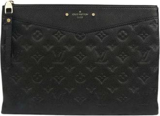 Louis Vuitton Pre-owned Clutches, female, Black, Size: ONE SIZE Pre-owned Daily Pouch
