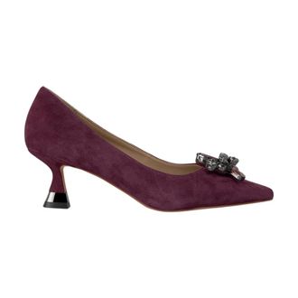 Alma En Pena D&eacute;collet&eacute; con tacco basso Flower - - Shoes - Donna - Rosso - 36 EU